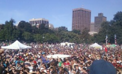 From the stage of the Boston Freedom Rally - Chris Goldstein